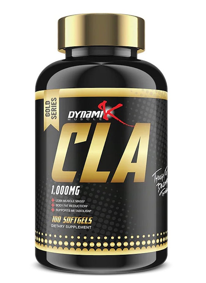 DYNAMIK MUSCLE - CLA 1000mg 100 softgels, Supports Metabolism, Boosts Energy & Enhances Lean Muscle - Image 1