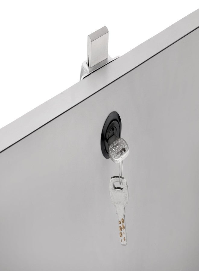HLS Multipurpose Furniture Lock for Home, Drawer Cabinet, Child Safety, Wardrobe Lock | Suitable for Panels | Z Black | 30 - Image 5