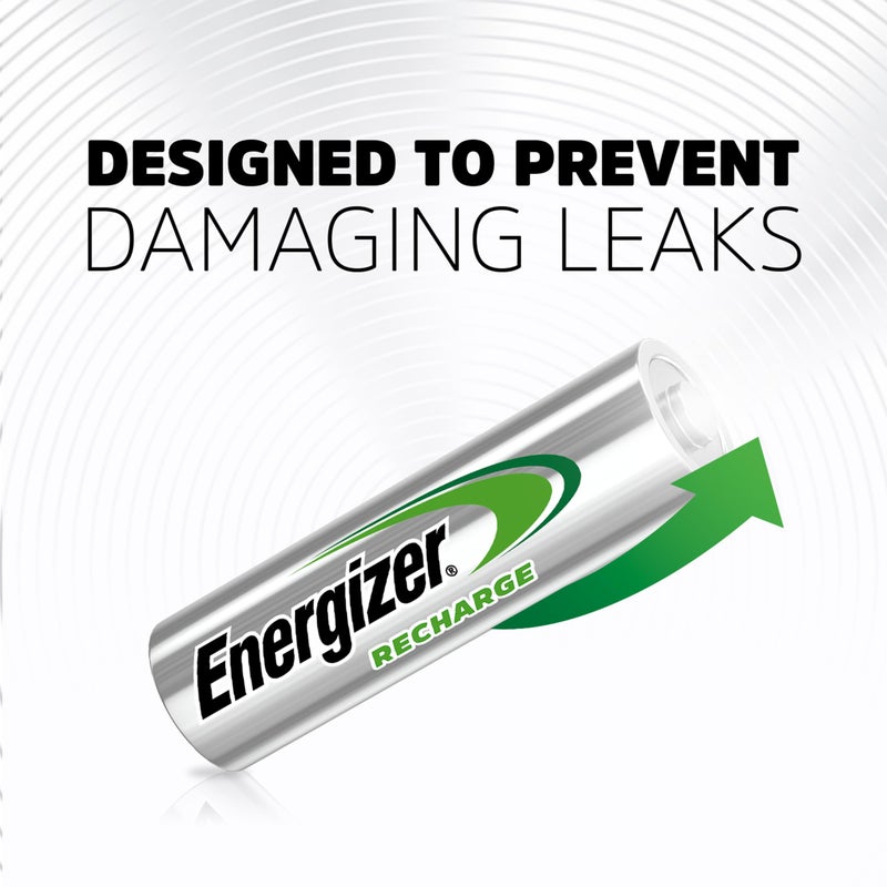Energizer Recharge Universal Rechargeable AA Batteries (8 Pack), Double A Rechargeable Batteries - Image 2