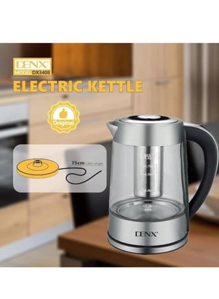 1.8L electric kettle with temperature control, stainless steel filter, 1500W - view 4