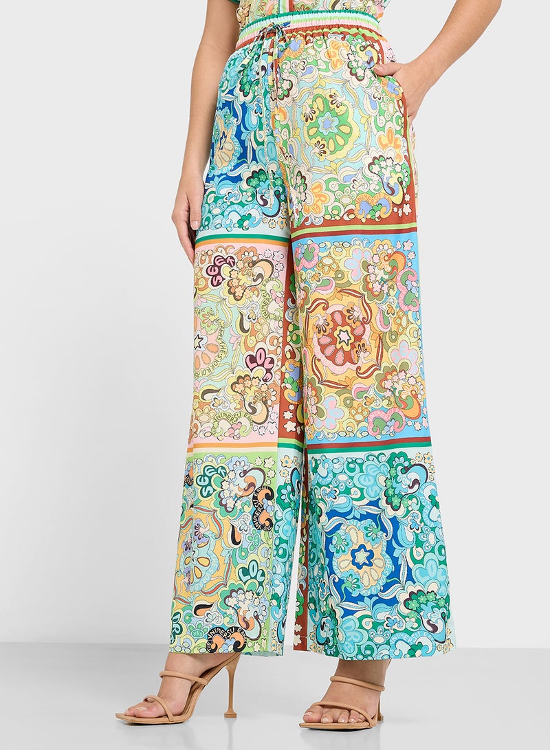 جينجر طقم ملابس مريح بطبعة باروك مطرزة - Image 4