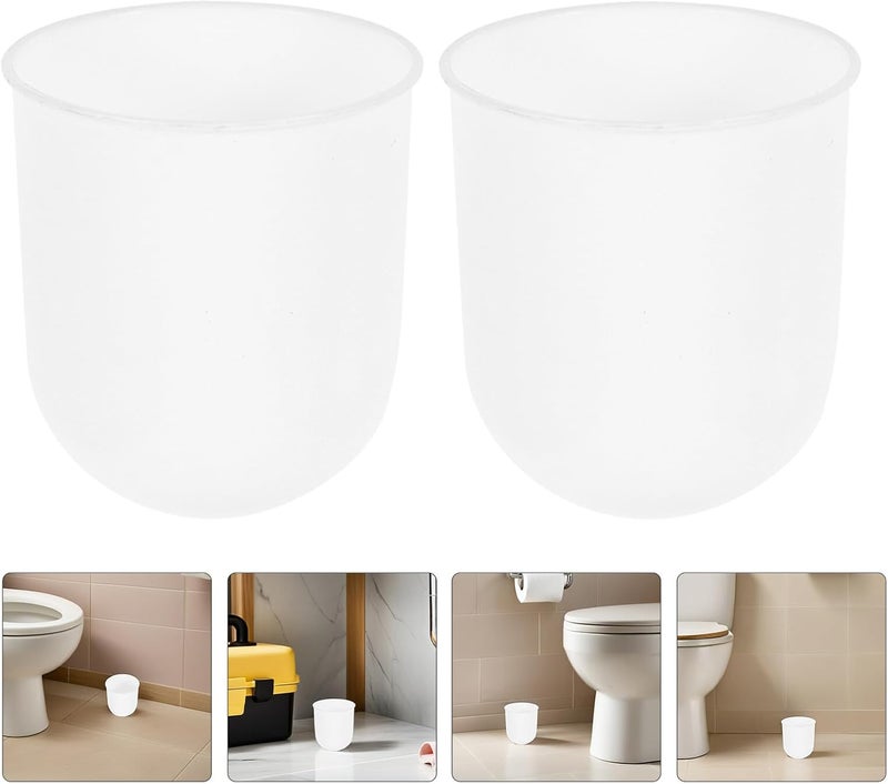 PRETYZOOM 6pcs Toilet Brush Cup with Plastic Holder Toilet Bowl Brush Stand for Bathroom Cleaning Suitable for Indoor Restrooms - Image 5