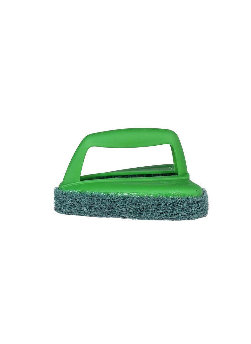 Scotch Brite ScotchBrite Bathroom Brush with abrasive scrubber for superior tile cleaning GreenPack of 1  - Image 3