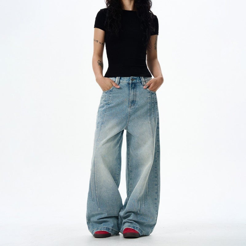 Vintage Classic European-American Design Daily Commute Jeans  Size_S - Image 1
