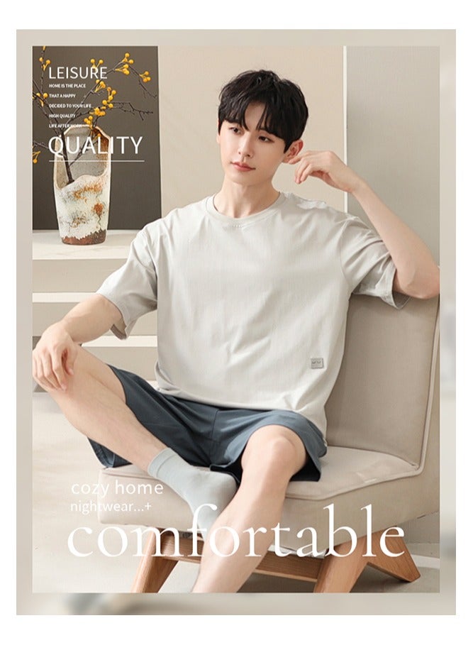 Men's Pajamas | Lightweight Breathable Pajamas | Indoor Casual Cool Comfort Loungewear  - Image 1