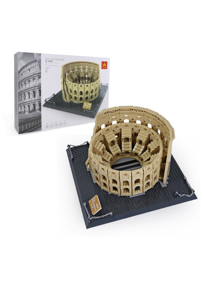 wange Colosseum Rome Italy Building Blocks Set 5225 (Age 6+, 1756 Pieces) - Image 2