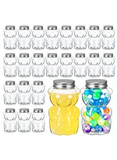 Excefore 24 Pcs Bear Plastic Jar Empty Bear Bottle Large Capacity Candy Milk Tea Drinks Bear Shaped Container for Making Candy Gifts DIY Decoration, 17 oz  - Image 1