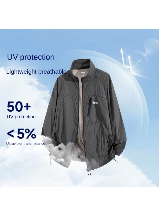 Jeep Upf50+】men's Summer New Lightweight Breathable Uv Protection Jacket - Image 4