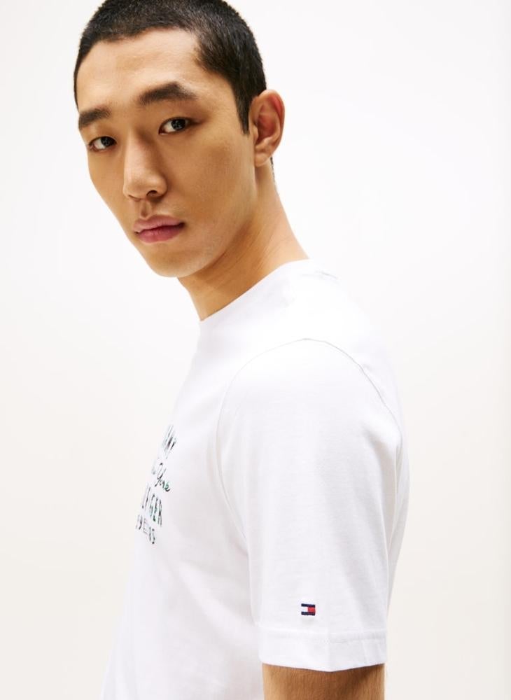TOMMY HILFIGER Graphic Crew Neck T-Shirt - Image 3