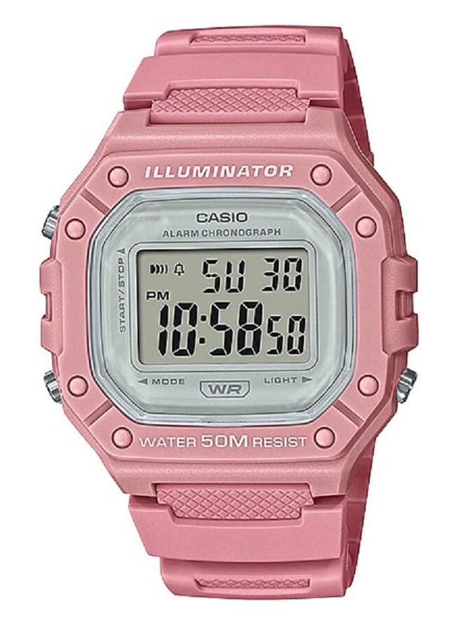 كاسيو Resin Digital Wrist Watch W-218HC-4AVDF - Image 1