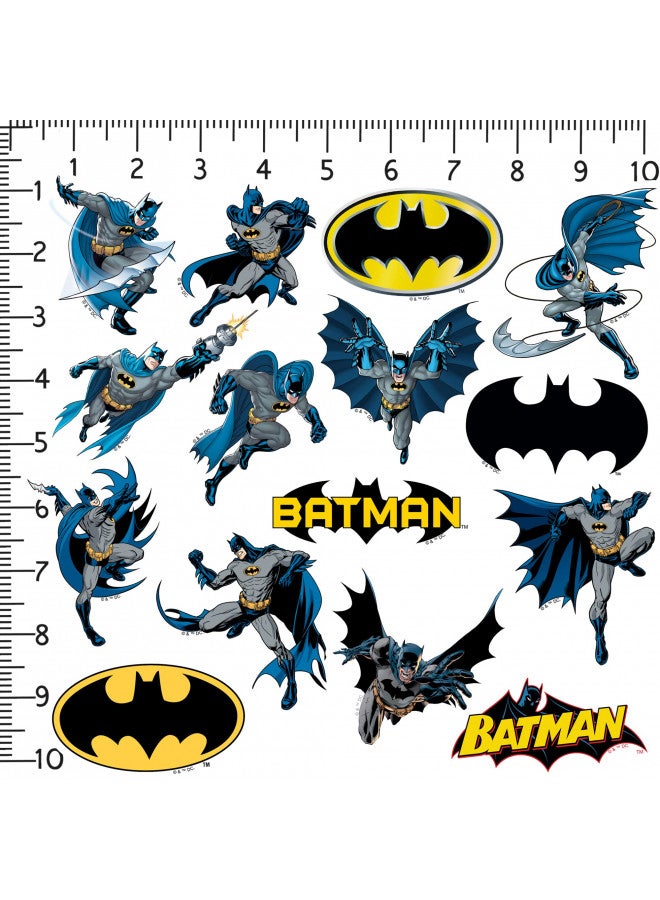 GRAPHICS & MORE Batman - Character Poses 50CT Sticker Pack Large Deluxe Stickers Variety Pack - Laptop, Water Bottle, Scrapbooking, Tablet, Skateboard, Indoor/Outdoor - Set of 50 - Image 1