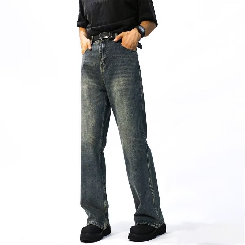 Unisex Classic Denim Jeans Loose Fit Daily Outdoor Wear - Image 5