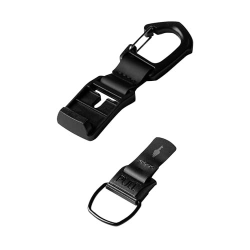 ALPAKA HUB Carabiner: Quick Release Keychain with Magnetic Belt Clip - EDC Carabiner for Keys - Tactical Gear & Backpack Accessories - Attach to ALPAKA Sling Bag, Belt Loops, and More - Image 1