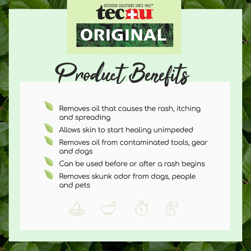 Tecnu Original Poison Oak & Ivy Outdoor Skin Cleanser, 32 Fl Oz, First Step in Poison Ivy Treatment, Removes Rash Causing Oils from Skin, Gear, Clothing, Tools and Removes Skunk Odor from Dog Fur - Image 4