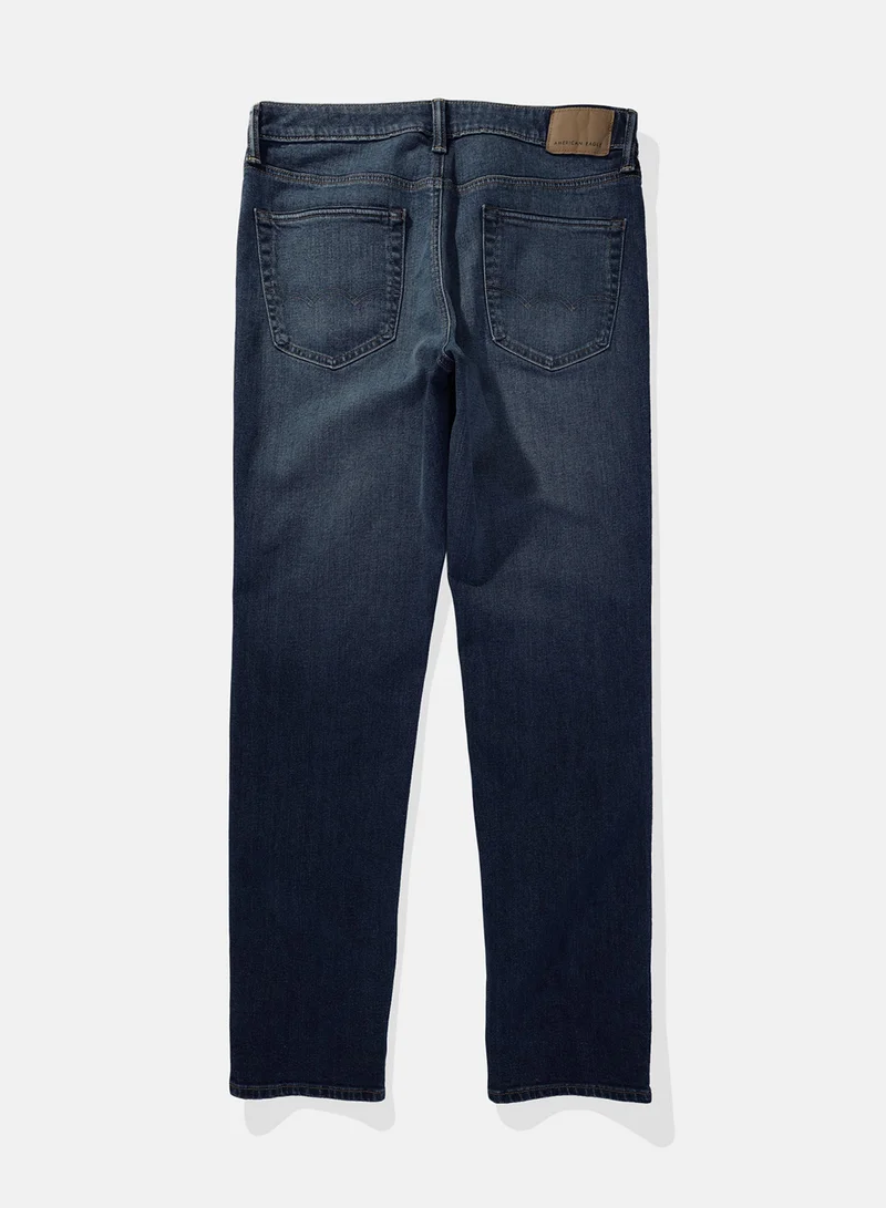 امريكان ايجل Airflex+ Rinse Wash Straight Fit Jeans