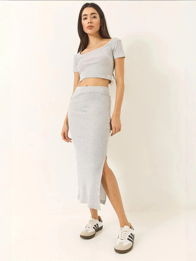 LUCCI Basic Top-Skirt Set