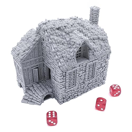 EnderToys Barlyway Cottage DND Terrain Compatible with Dungeons and Dragons 28mm Miniature Wargaming Tabletop RPGs Wargame Scenery - Image 5