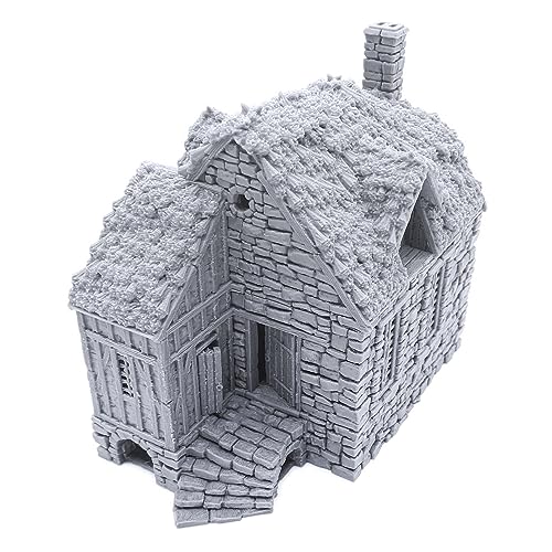 EnderToys Barlyway Cottage DND Terrain Compatible with Dungeons and Dragons 28mm Miniature Wargaming Tabletop RPGs Wargame Scenery - Image 1