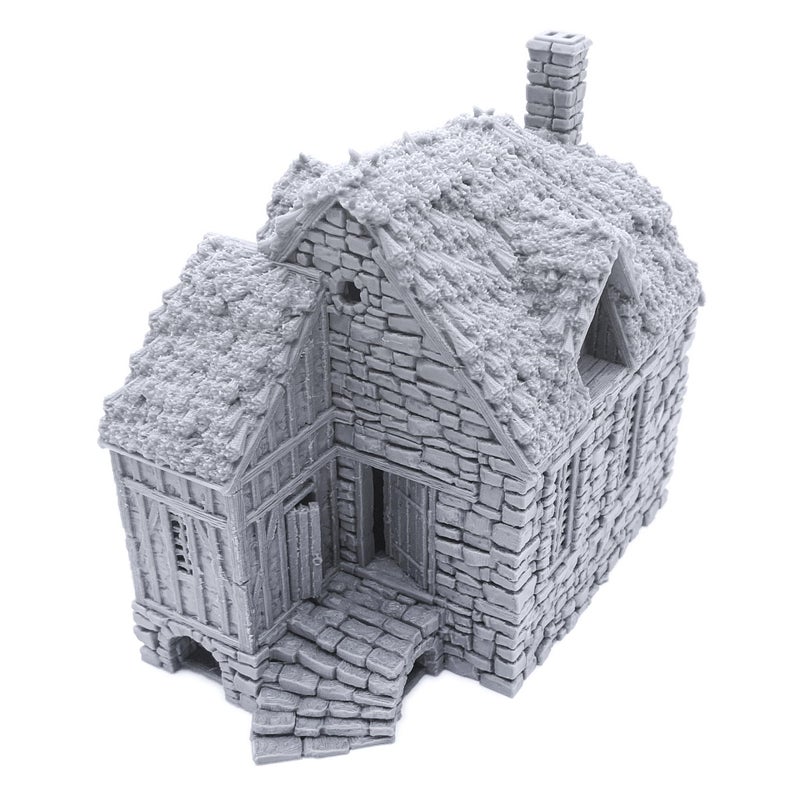 EnderToys Barlyway Cottage DND Terrain Compatible with Dungeons and Dragons 28mm Miniature Wargaming Tabletop RPGs Wargame Scenery - Image 3