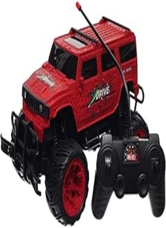Hummer Jumbo Car with Remote Large-Scale RC Hummer for Kids Remote-Controlled Off-Road Toy Car with Realistic Design and Powerful Action - Red