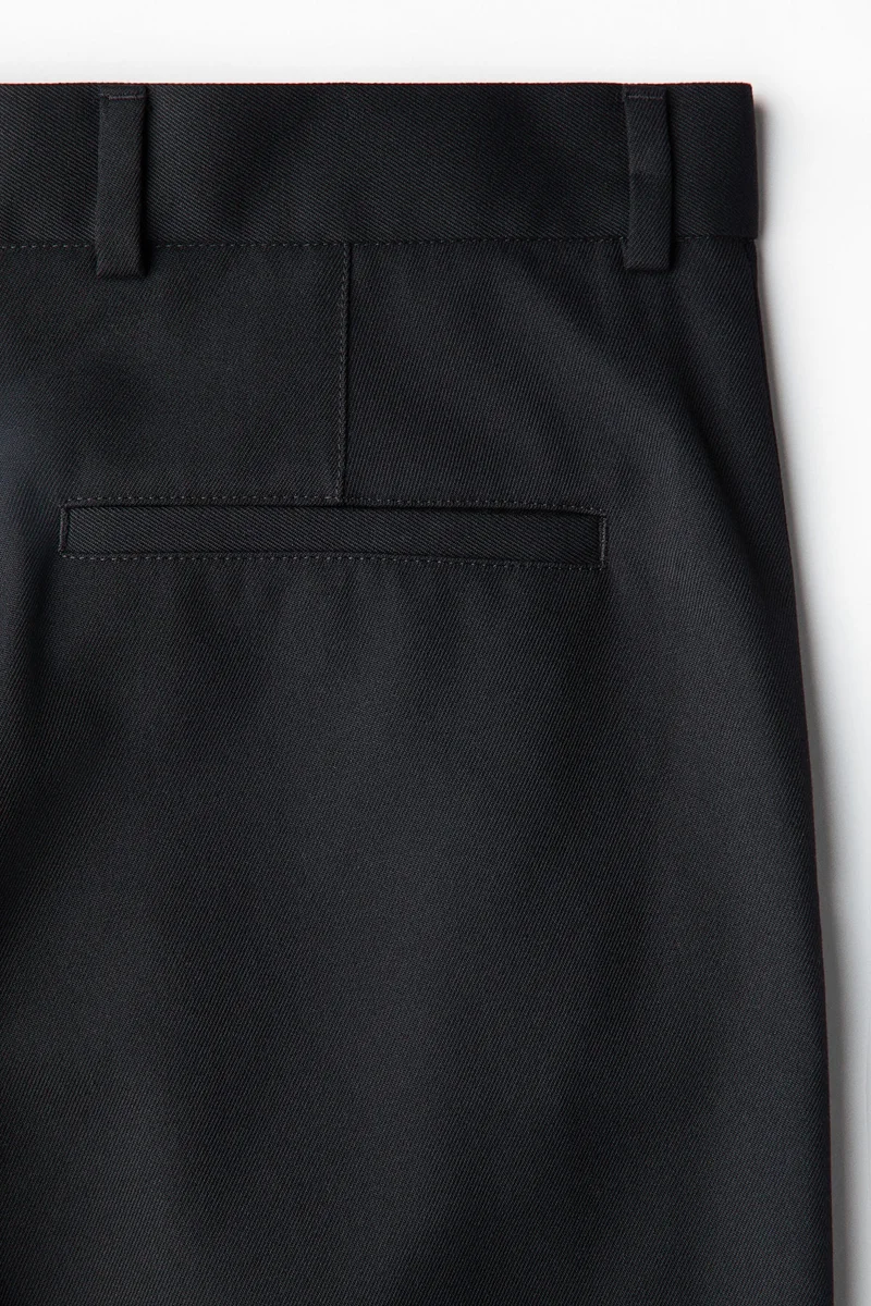 H&M  Loose Fit Wide tailored trousers for Men | Best Price UAE