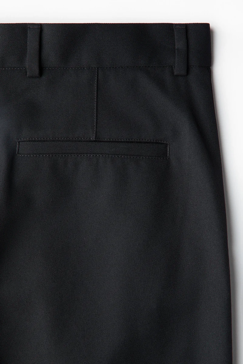 H&M  Loose Fit Wide tailored trousers for Men | Best Price UAE