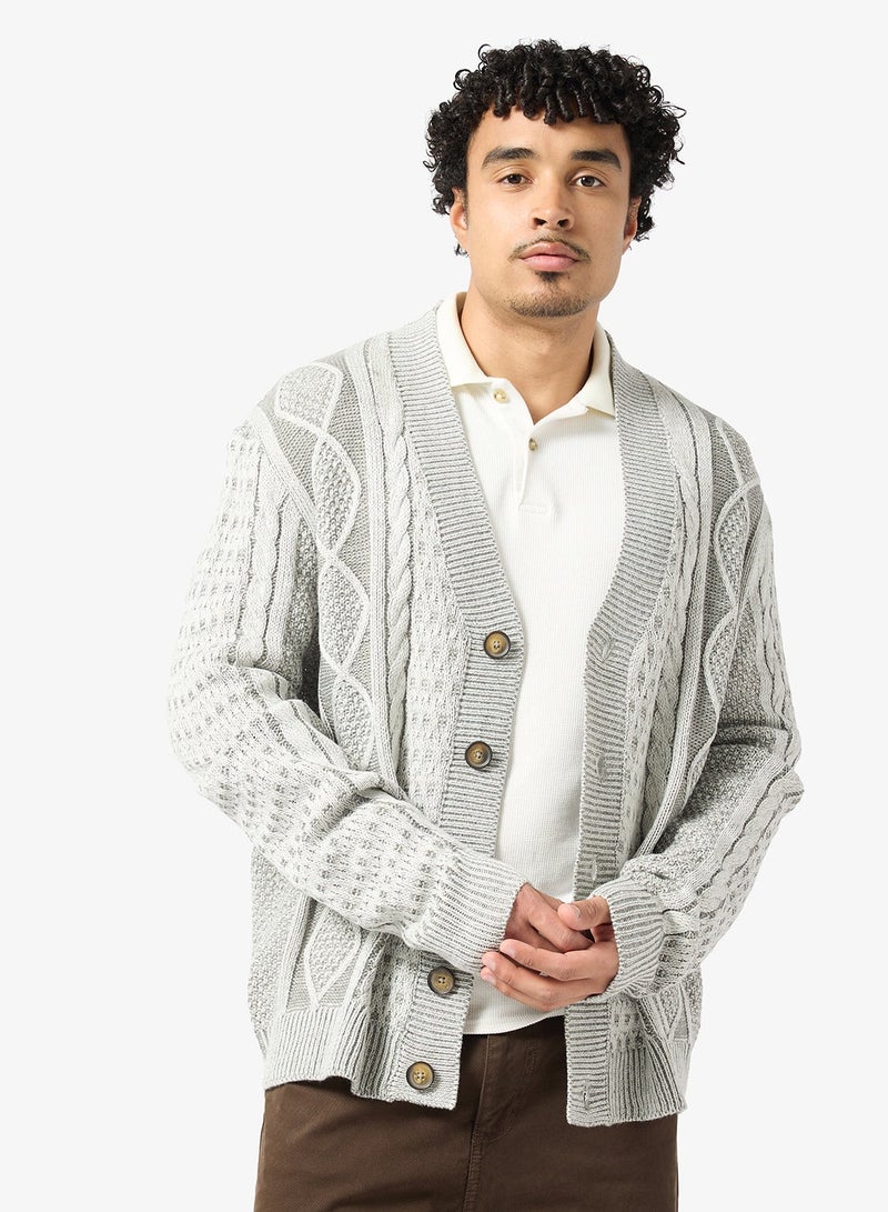 BRAVE SOUL Buttoned Cardigan - Image 1