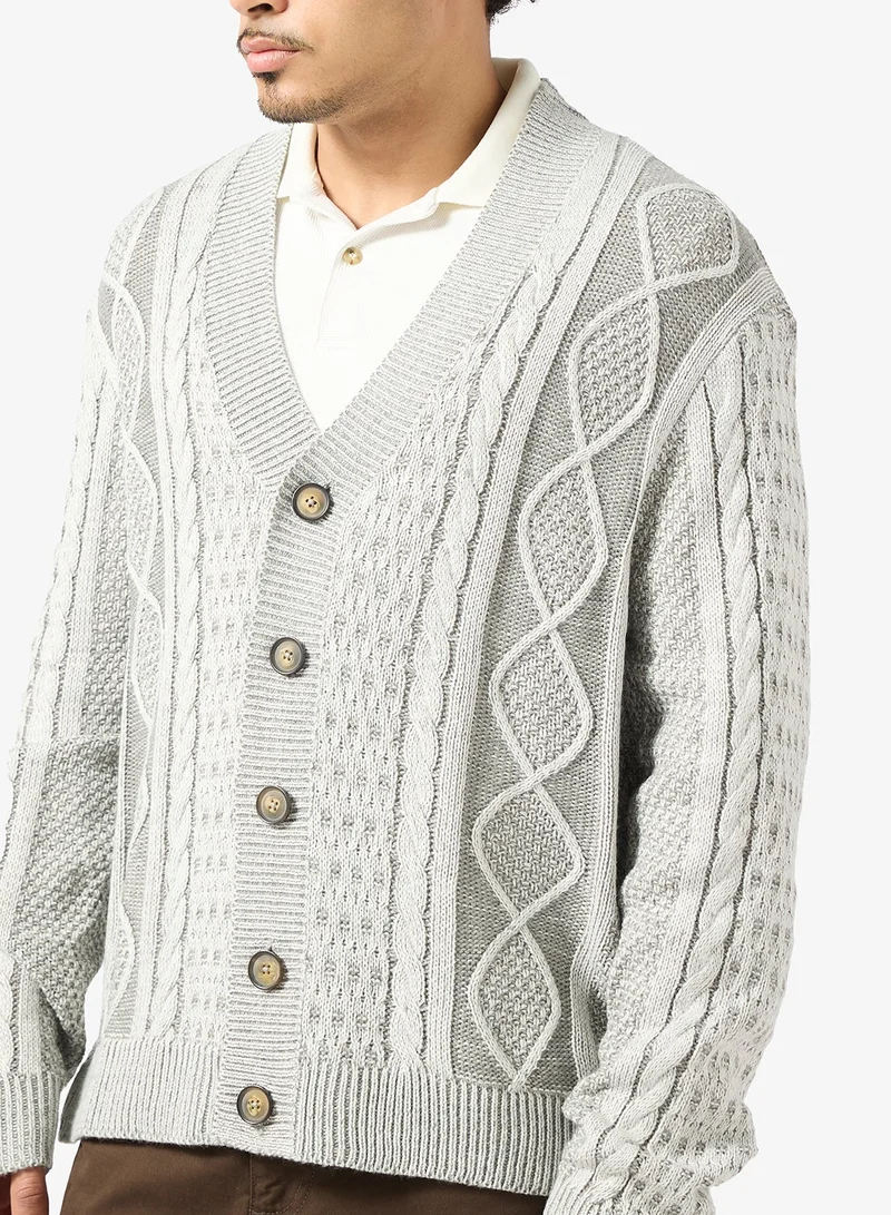 BRAVE SOUL  Buttoned Cardigan for Men | Best Price UAE