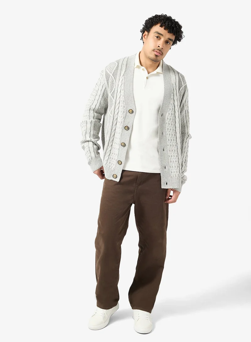 BRAVE SOUL  Buttoned Cardigan for Men | Best Price UAE