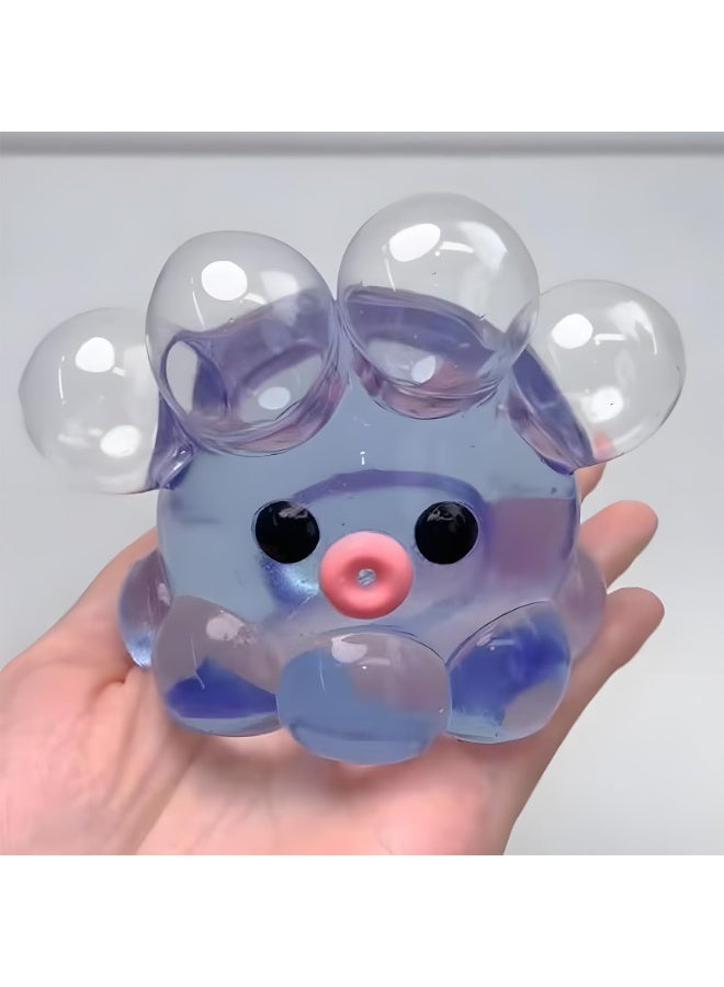 Purple Squishy Octopus Sensory Ball for Mental Relaxation - Calming Fidget Toy for Children & Adults, School & Travel - Image 4