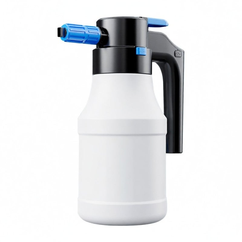 Electric Foam Sprayer 1.5L White - Rechargeable Cordless Car Wash Sprayer for Home Garden Car Cleaning - Image 1