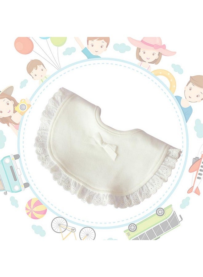 Healifty Little Princess Lace Bibs for Baby Waterproof Cotton Dining Bibs Drool Catcher Baby Towel - Image 5