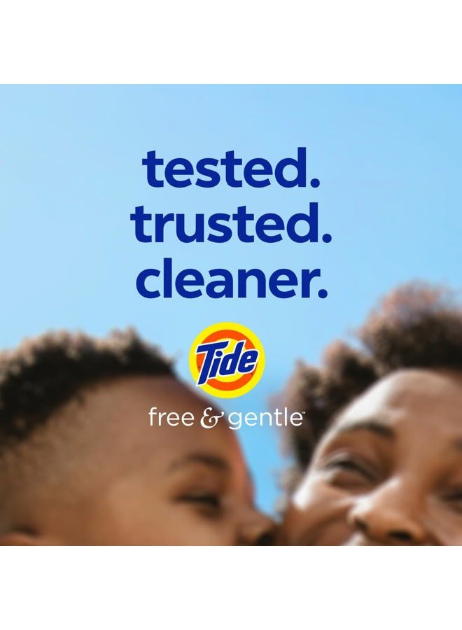 Tide PODS Free and Gentle Laundry Detergent Soap Pacs, 112 Count, Unscented Hypoallergenic Laundry Detergent for Sensitive Skin - Image 5