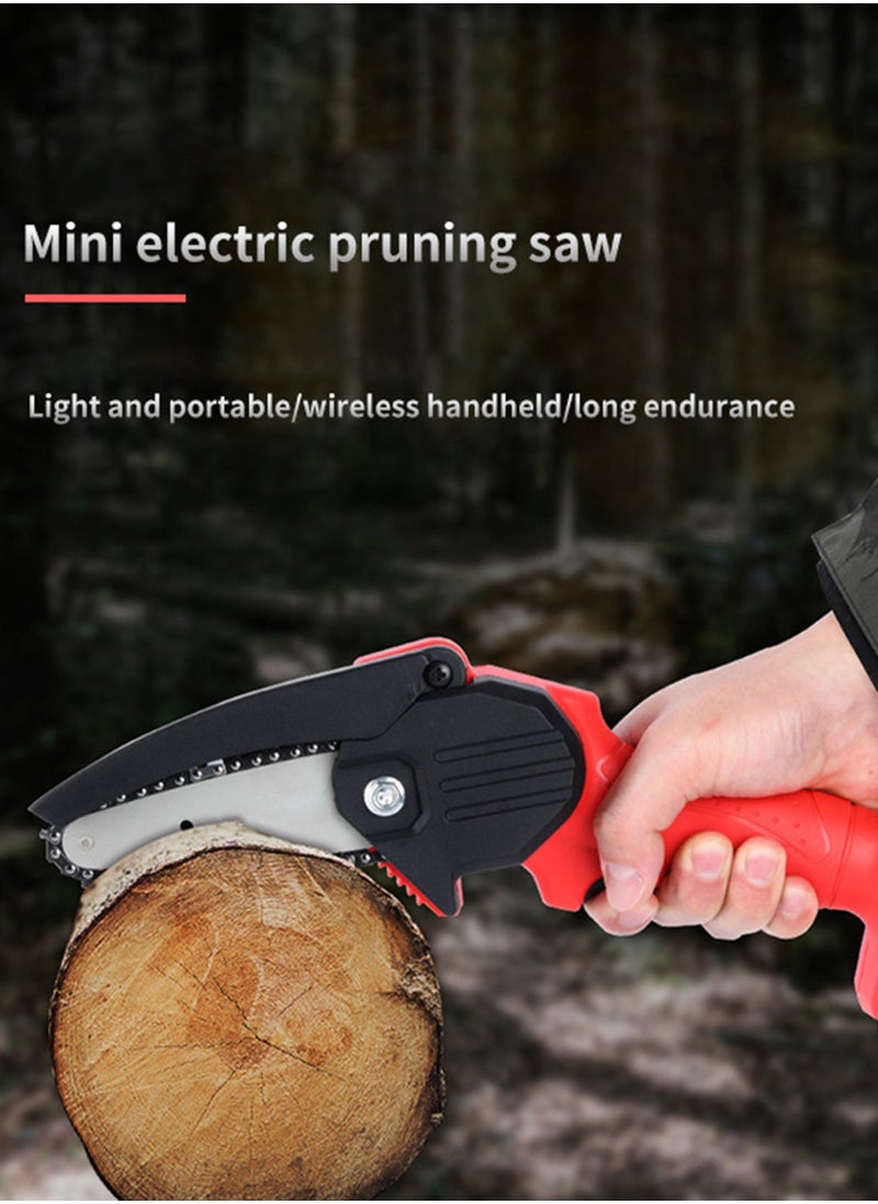 Sharpdo Rechargeable Small 4-Inch Cordless Mini Chainsaw 21V 1600W  - Image 3
