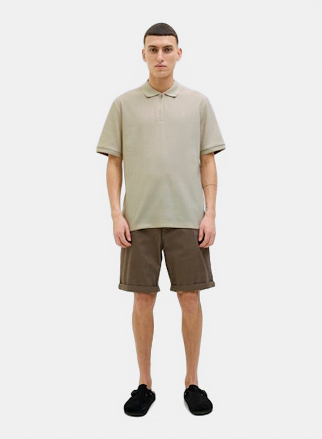 JACK & JONES JACK & JONES Mens Austin Zip Polo  - Image 2