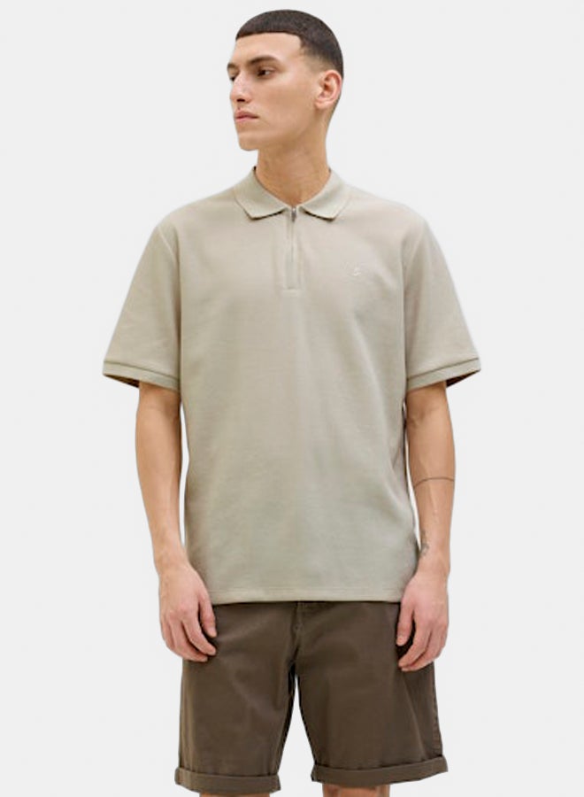 JACK & JONES JACK & JONES Mens Austin Zip Polo  - Image 3
