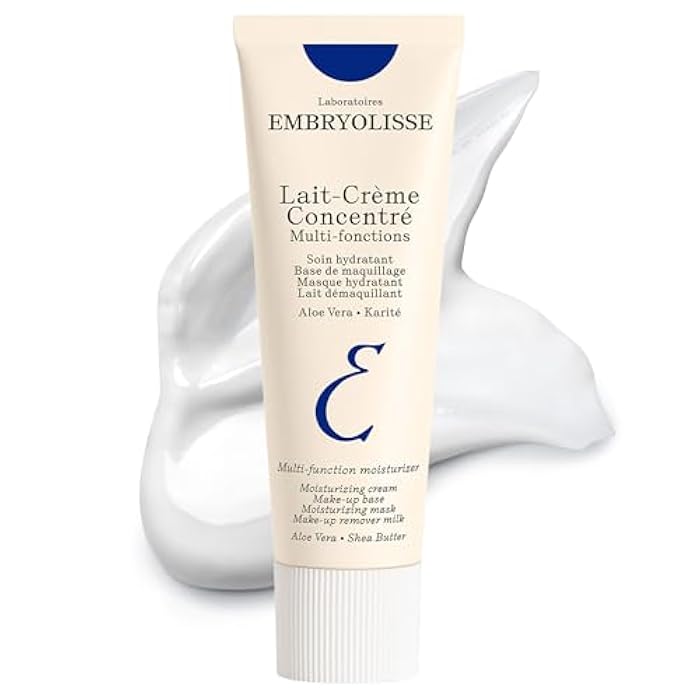 Embryolisse Lait-Crème Concentré, Multifunction Daily Face Moisturizer and Makeup Primer, Suitable for All Skin Types. French Face Cream With Shea Butter & Aloe Vera - Image 1