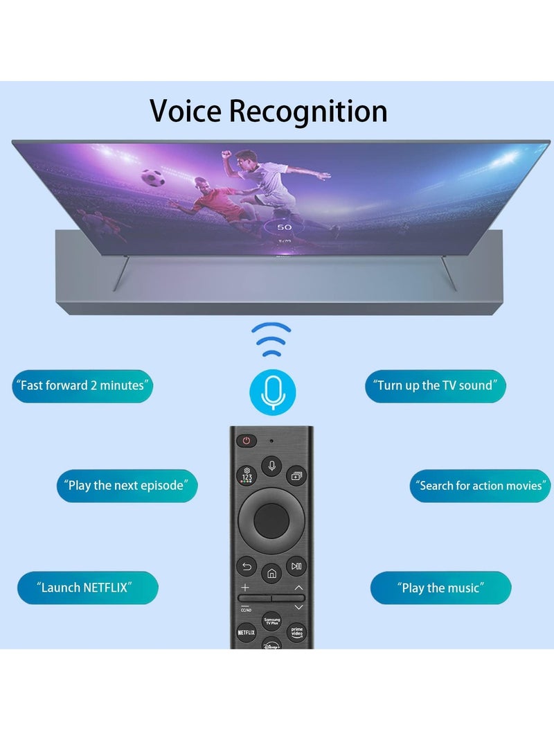 ELTRAZONE Voice Remote Control BN59-01385A Compatible with Samsung Neo QLED 4K 8K Smart TV Series Q60BD Q60B QN85B Q80 Q80B S95B 2020/2021/2022 Replacement with Batteries (No Solar Cell Remote Control Replaceable) with battery - Image 3