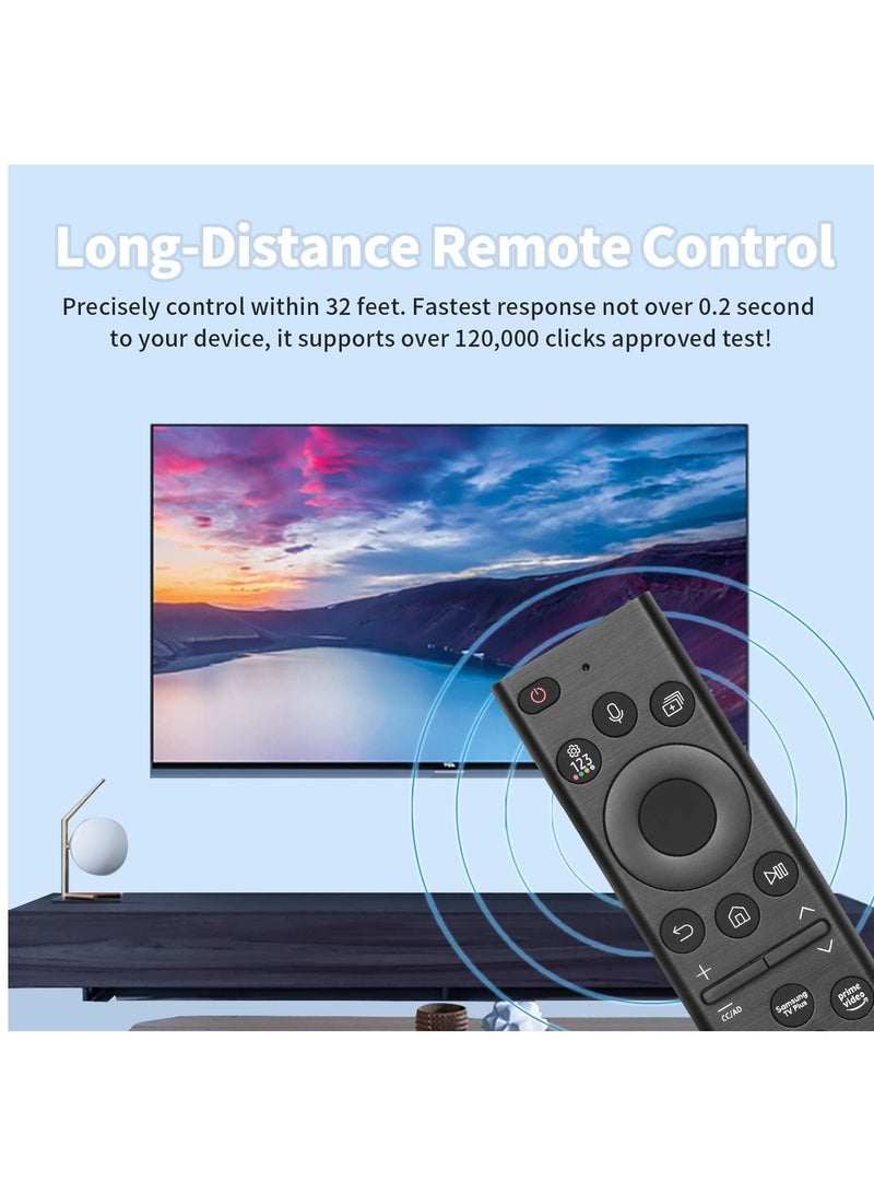 ELTRAZONE Voice Remote Control BN59-01385A Compatible with Samsung Neo QLED 4K 8K Smart TV Series Q60BD Q60B QN85B Q80 Q80B S95B 2020/2021/2022 Replacement with Batteries (No Solar Cell Remote Control Replaceable) with battery - Image 5