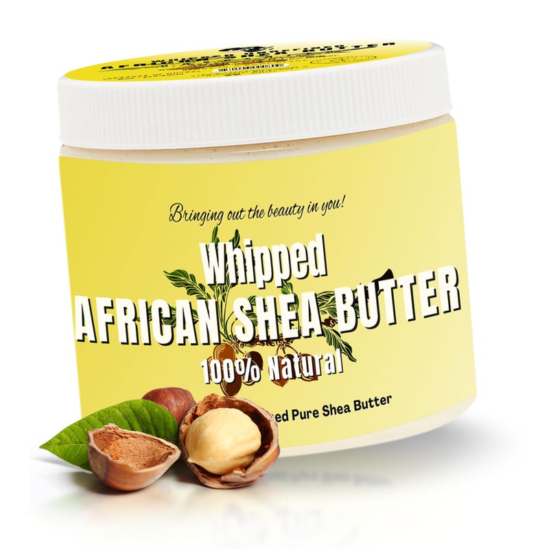 RA Cosmetics Pure Shea Butter, Unscented - 12oz | 100% Pure and Natural African Shea Butter for Men & Women - Handcrafted Moisturizer with Essential Vitamins for Radiant Skin, Thicker Hair & Soft Lips - Image 1