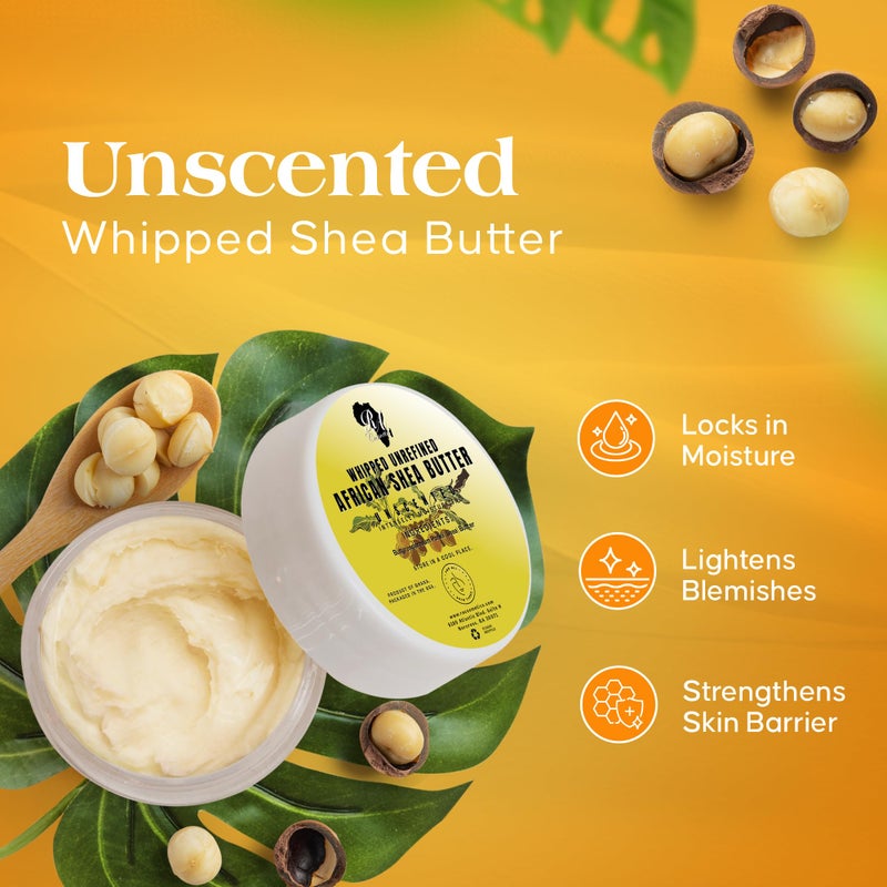RA Cosmetics Pure Shea Butter, Unscented - 12oz | 100% Pure and Natural African Shea Butter for Men & Women - Handcrafted Moisturizer with Essential Vitamins for Radiant Skin, Thicker Hair & Soft Lips - Image 3