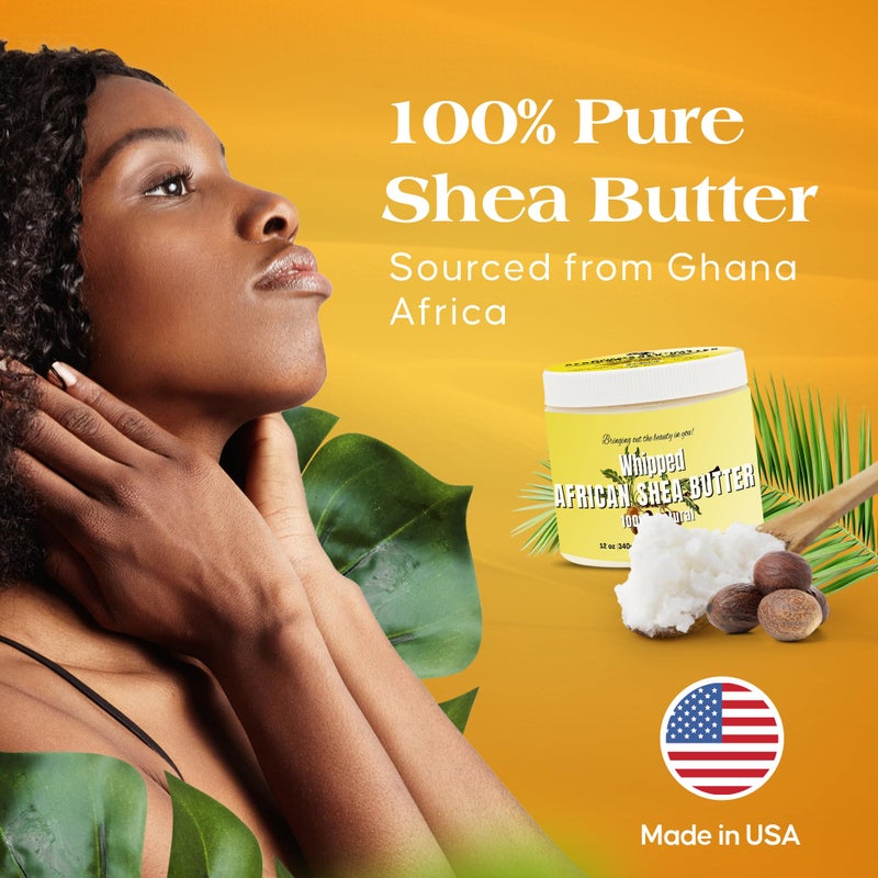 RA Cosmetics Pure Shea Butter, Unscented - 12oz | 100% Pure and Natural African Shea Butter for Men & Women - Handcrafted Moisturizer with Essential Vitamins for Radiant Skin, Thicker Hair & Soft Lips - Image 4