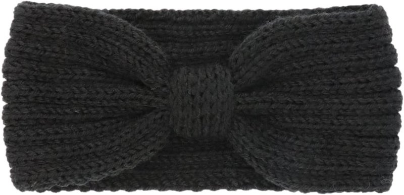 DRESHOW Knit Crochet Headband for Women Ear Warmer Soft Turban Stretch Warmer Headbands Winter Fashion Head Wrap - Image 5