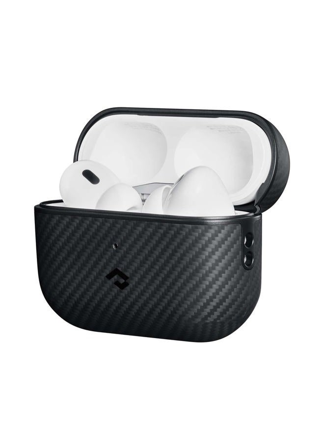 PITAKA for AirPods Pro 2 Case, Slim-Fit Shockproof Protective AirPods Pro 2nd Generation Case, Compatible with MagSafe, 600D Aramid Fiber Made - Image 1