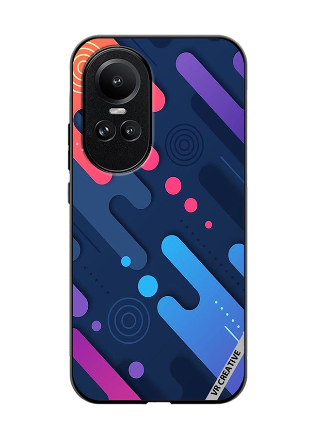 VR CREATIVE Protective Case Cover For Oppo Reno 10 Pro Layers Design Multicolour - Image 1