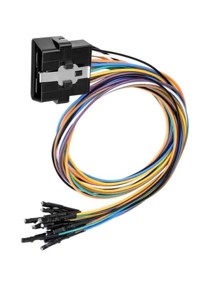 X-PRO5 OBD Extension Cable with Jumper Connectors Diagnostic Extender Adapter Diagnostic Connector Cable OBD2 Diagnostic Extension Cable 50CM for Truck Scan Tool - Image 2