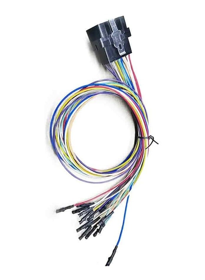 X-PRO5 OBD Extension Cable with Jumper Connectors Diagnostic Extender Adapter Diagnostic Connector Cable OBD2 Diagnostic Extension Cable 50CM for Truck Scan Tool - Image 1