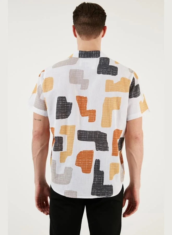 Buratti  Buratti Cotton Regular Fit Short-Sleeve Shirt for Men CF24S117507 for Men | Best Price UAE