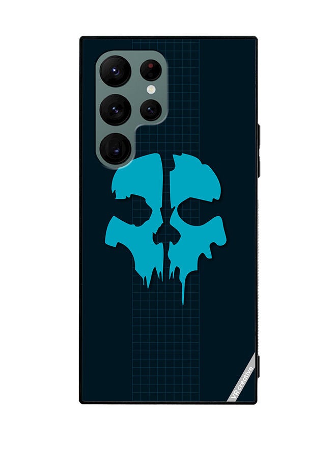 VR CREATIVE Protective Case Cover For Samsung Galaxy S22 Ultra 5G Call Of Duty Ghosts Design Multicolour - Image 1