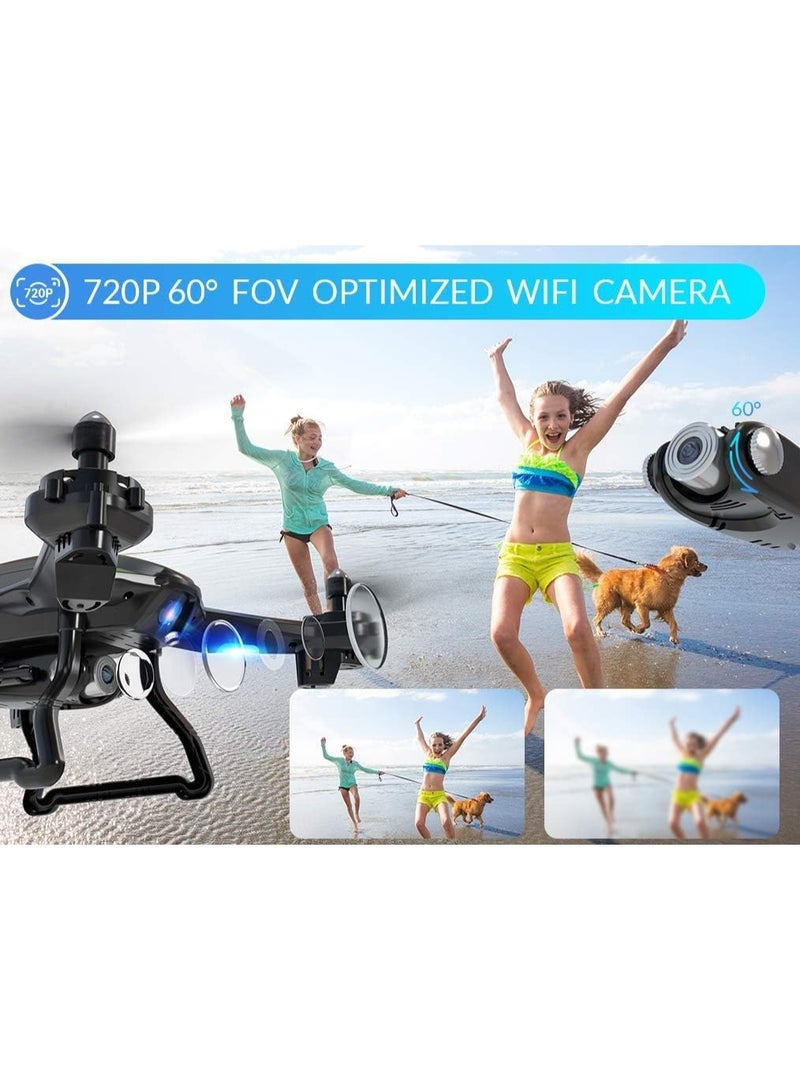 SNAPTAIN S5C WiFi FPV Drone with 2K Camera | RC Quadcopter with Voice Control, Altitude Hold & One-Key Takeoff | Wide-Angle Live Video & VR Compatible - Image 3